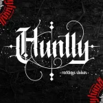 Huntly Blackletter Font