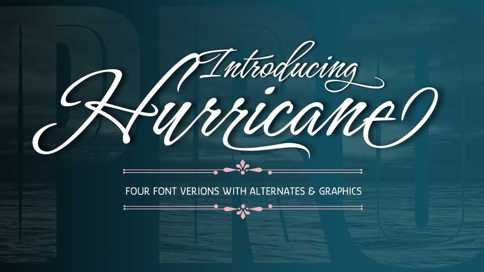 Hurricane Script Font › Fontesk