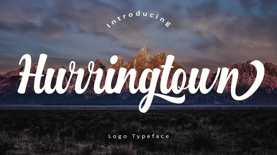 Hurringtown Script Font › Fontesk