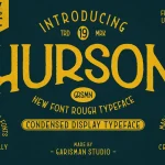 Hurson Typeface - Fonte Grátis Hurson Typeface