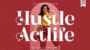 Hustle Actlife Font › Fontesk