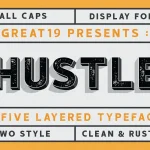 Hustle Display Font