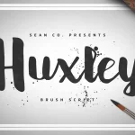 Huxley Script Font - Fonte Grátis Huxley Script Font