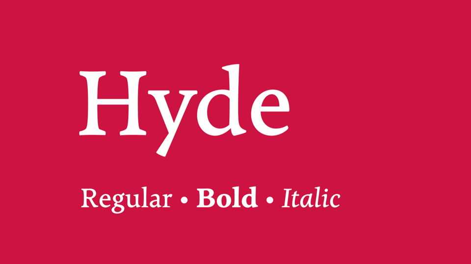 Hyde Font Family › Fontesk
