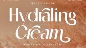 Hydrating Cream Font › Fontesk