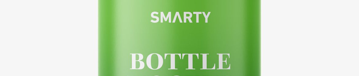 Hydrogen peroxide bottle mockup