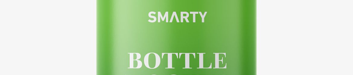 Hydrogen peroxide bottle mockup / matt