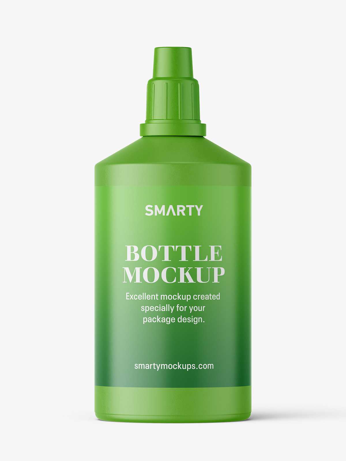Hydrogen peroxide bottle mockup / matt