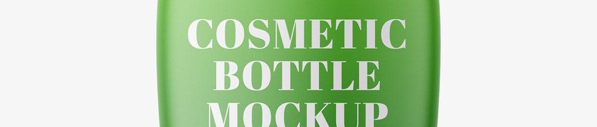 Hygiene bottle mockup