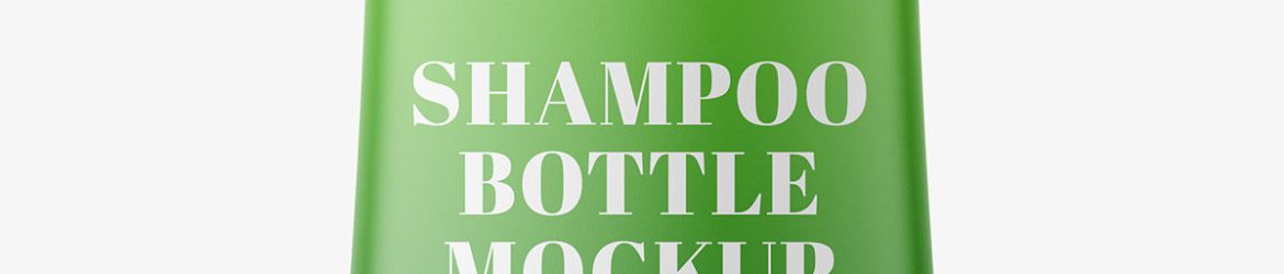 Hygiene bottle mockup