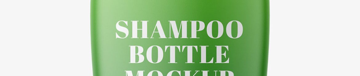 Hygiene bottle mockup