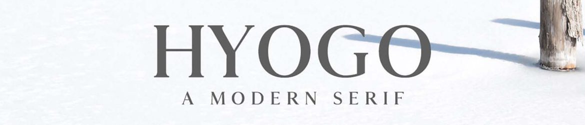 Hyogo Modern Serif Font
