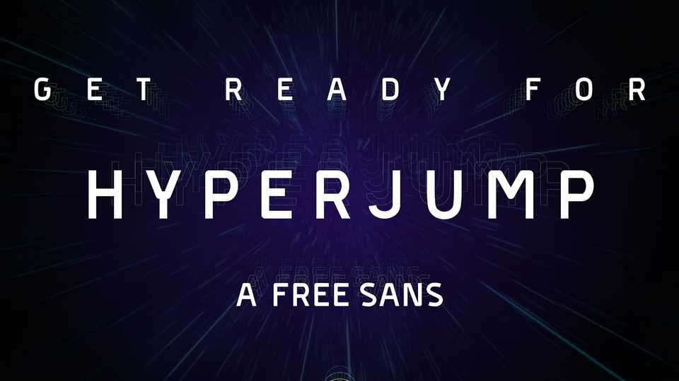 Hyperjump Font Family › Fontesk