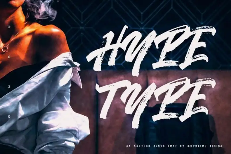 Hypetype Brush Font