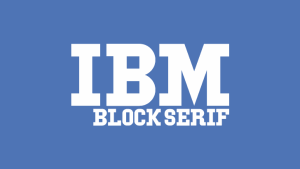 IBM Block Serif font