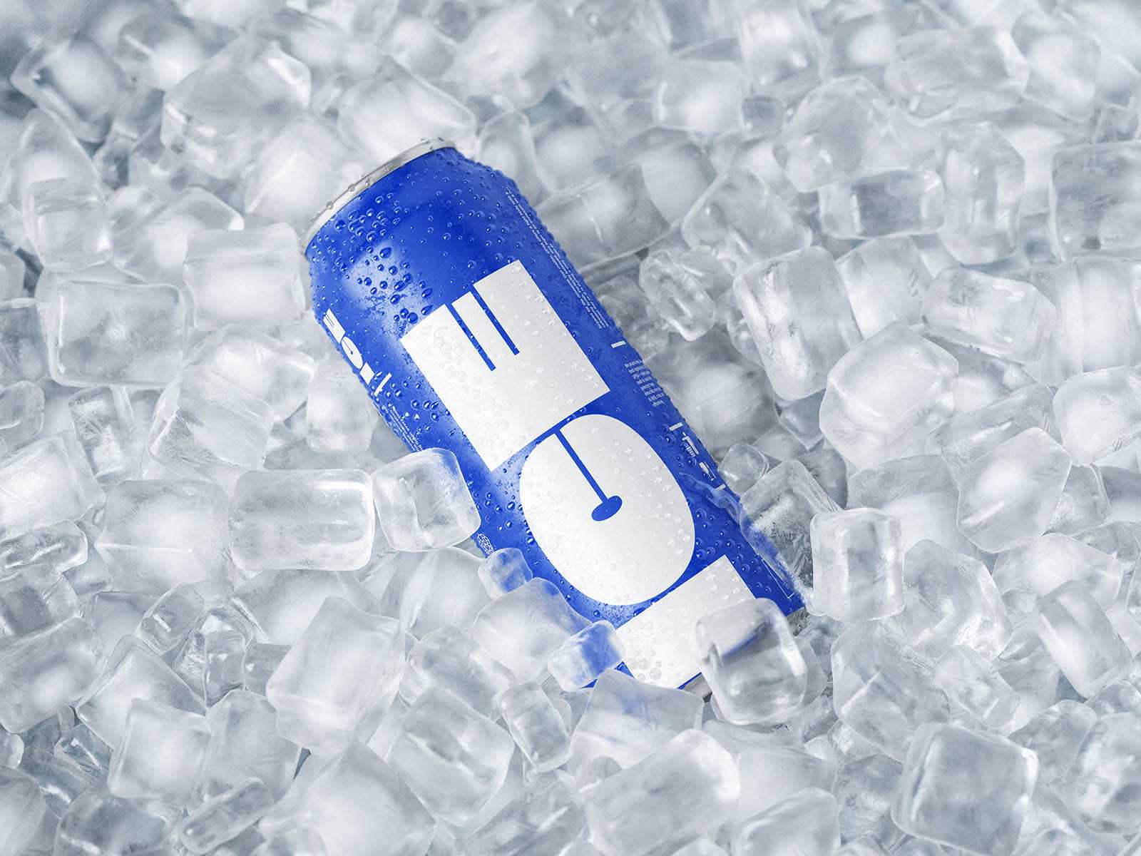 Ice-bucket can mockup