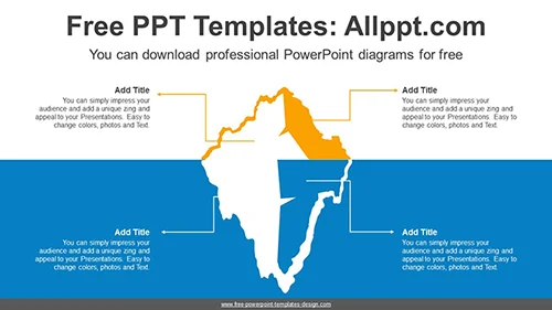 Iceberg Illustration PowerPoint Diagram