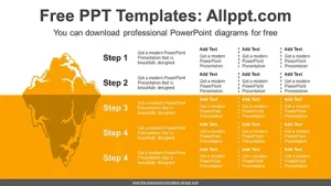 Iceberg Progress silhouette PowerPoint Diagram