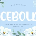 ICEBOLD Fun and Bold Handbrushed Font - Fonte Grátis ICEBOLD Fun and Bold Handbrushed Font