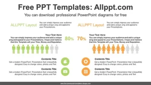 Icon Chart Comparison PowerPoint Diagram