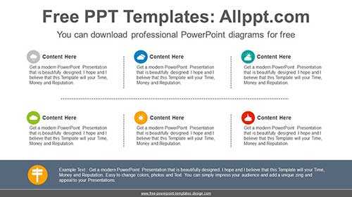 Icon Listing PowerPoint Diagram