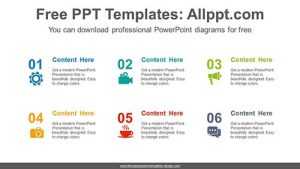 Icon Number List PowerPoint Diagram