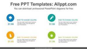 Icon Price List PowerPoint Diagram