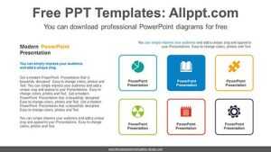 Icon Text Box PowerPoint Diagram