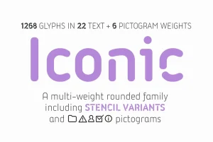 Iconic Font Family
