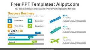 Icons Bar Chart PowerPoint Diagram