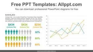 Icons Line chart PowerPoint Diagram