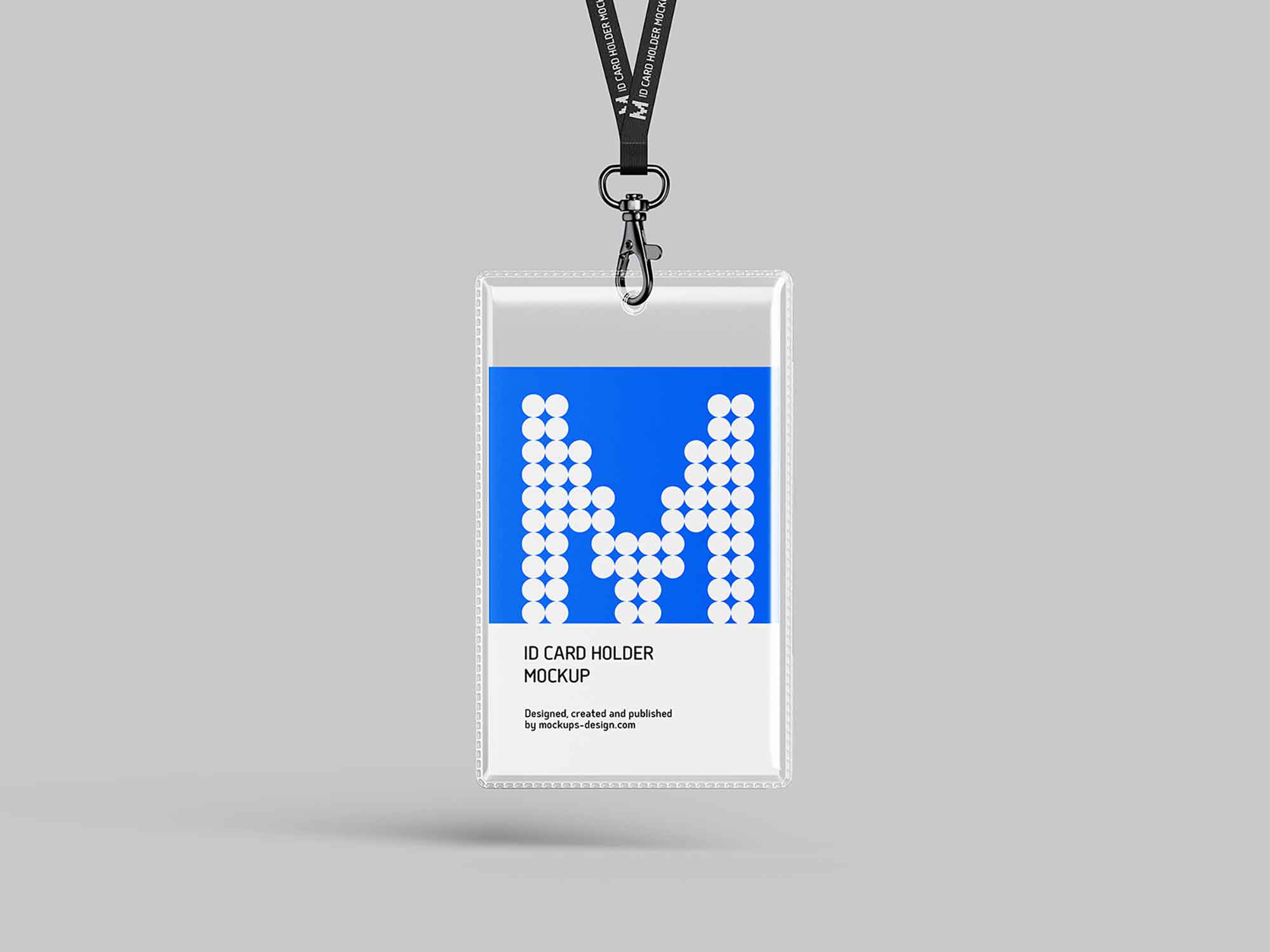 ID Card Holder Mockup