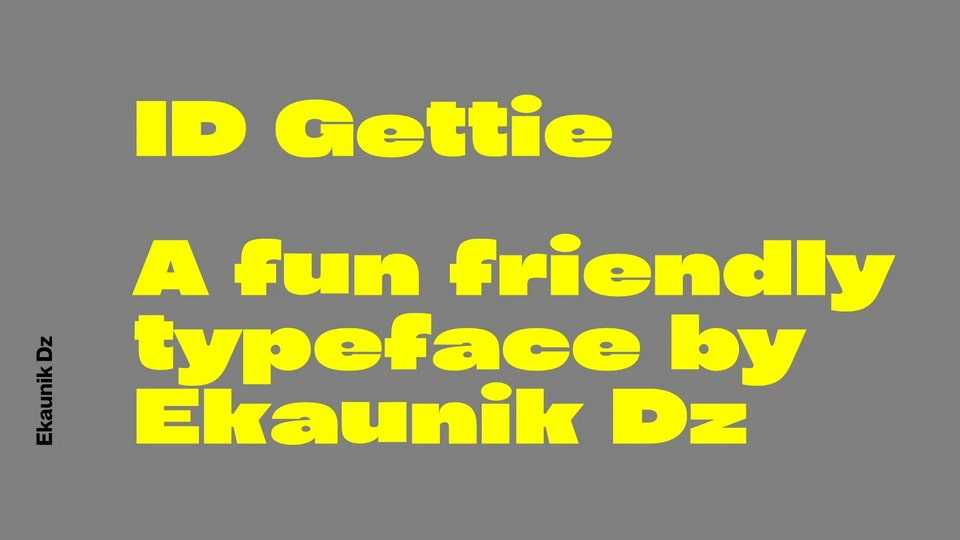 ID Gettie Font › Fontesk