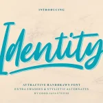 Identity Script Font