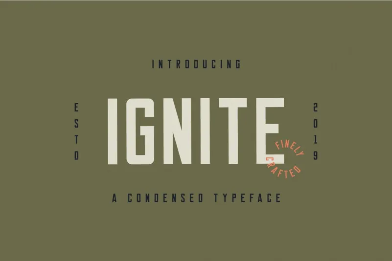 Ignite Sans Serif Font