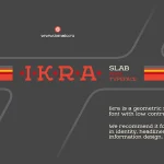 Ikra Slab Font