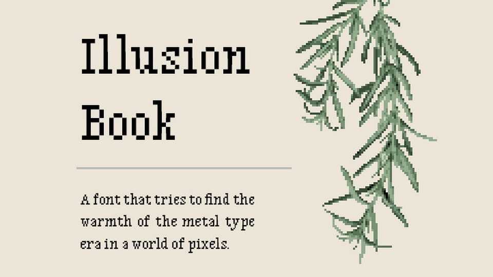 Illusion Book Font › Fontesk
