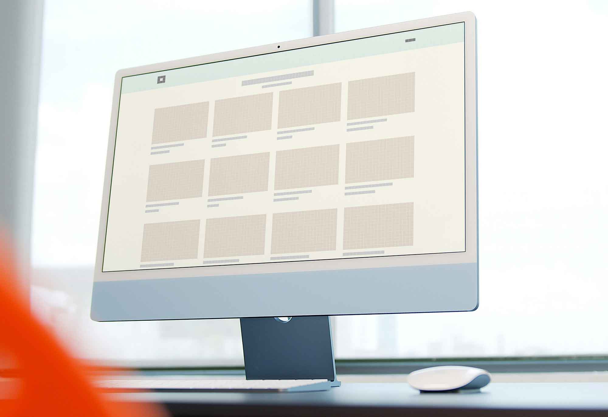 iMac Website Mockup