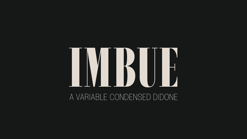 Imbue Font Family › Fontesk