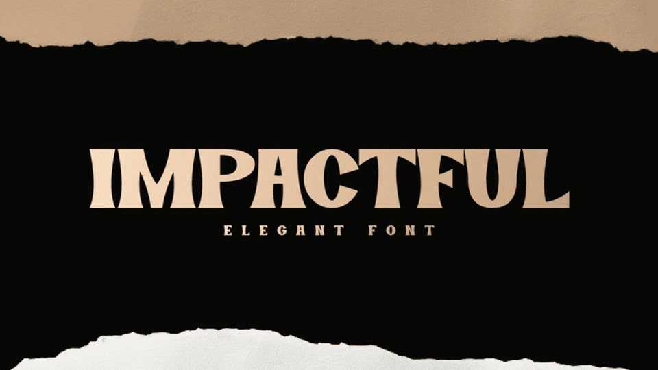 Impactful Font › Fontesk