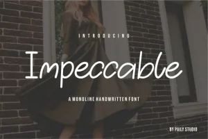 Impeccable Font