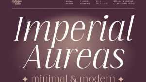Imperial Aureas Font › Fontesk