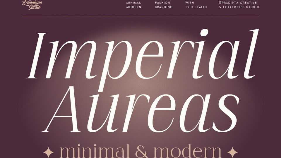 Imperial Aureas Font › Fontesk