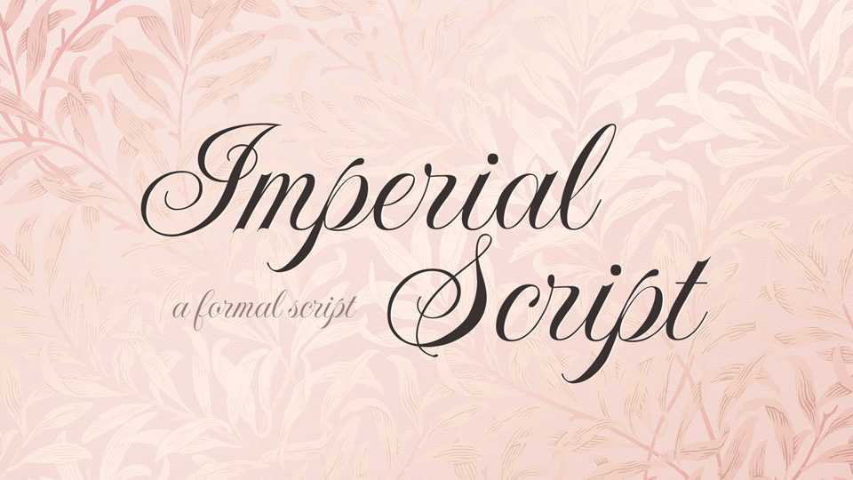 Imperial Script Font › Fontesk