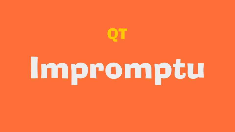 Impromptu Font › Fontesk