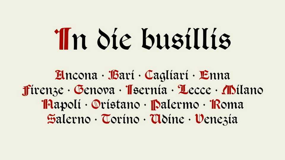 In Die Busillis Font › Fontesk