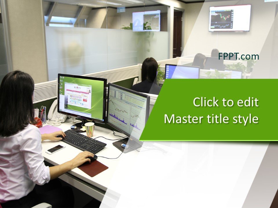 In the Office PowerPoint Template