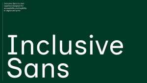 Inclusive Sans Font › Fontesk