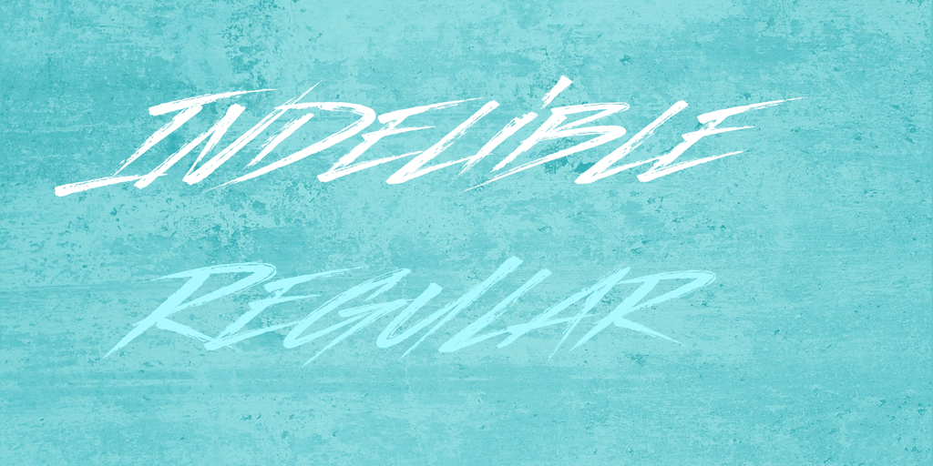 Indelible Font