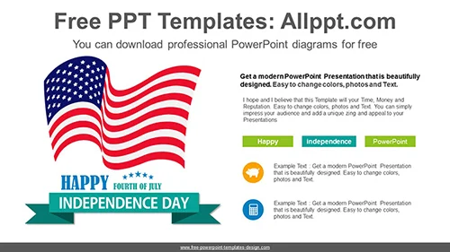 Independence Day PowerPoint Diagram
